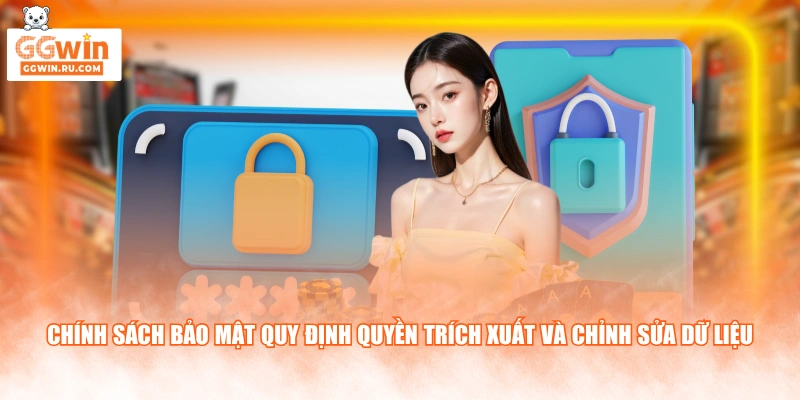 Chính sách bảo mật quy định quyền trích xuất và chỉnh sửa dữ liệu